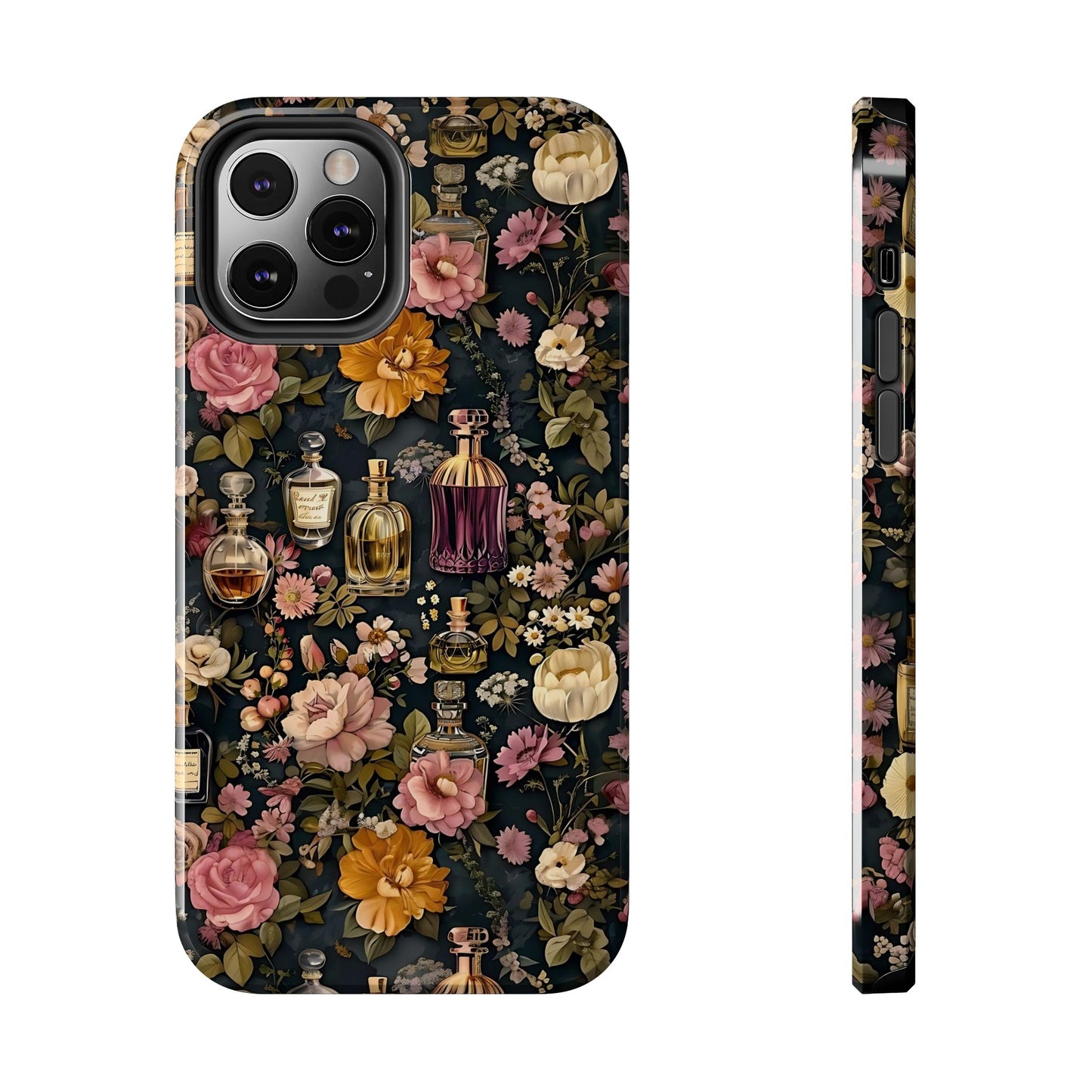 Vintage Perfume & Flower Phone Case iPhone Samsung Tough Case