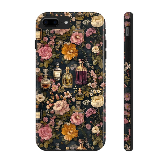 Vintage Perfume & Flower Phone Case iPhone Samsung Tough Case