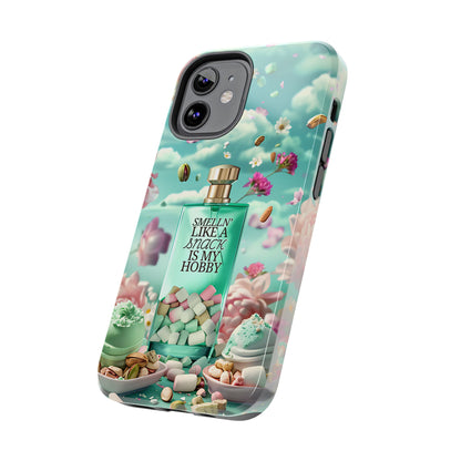 Gourmand Perfume Phone Case iPhone Samsung "Smelln' Like A Snack Is My Hobby"