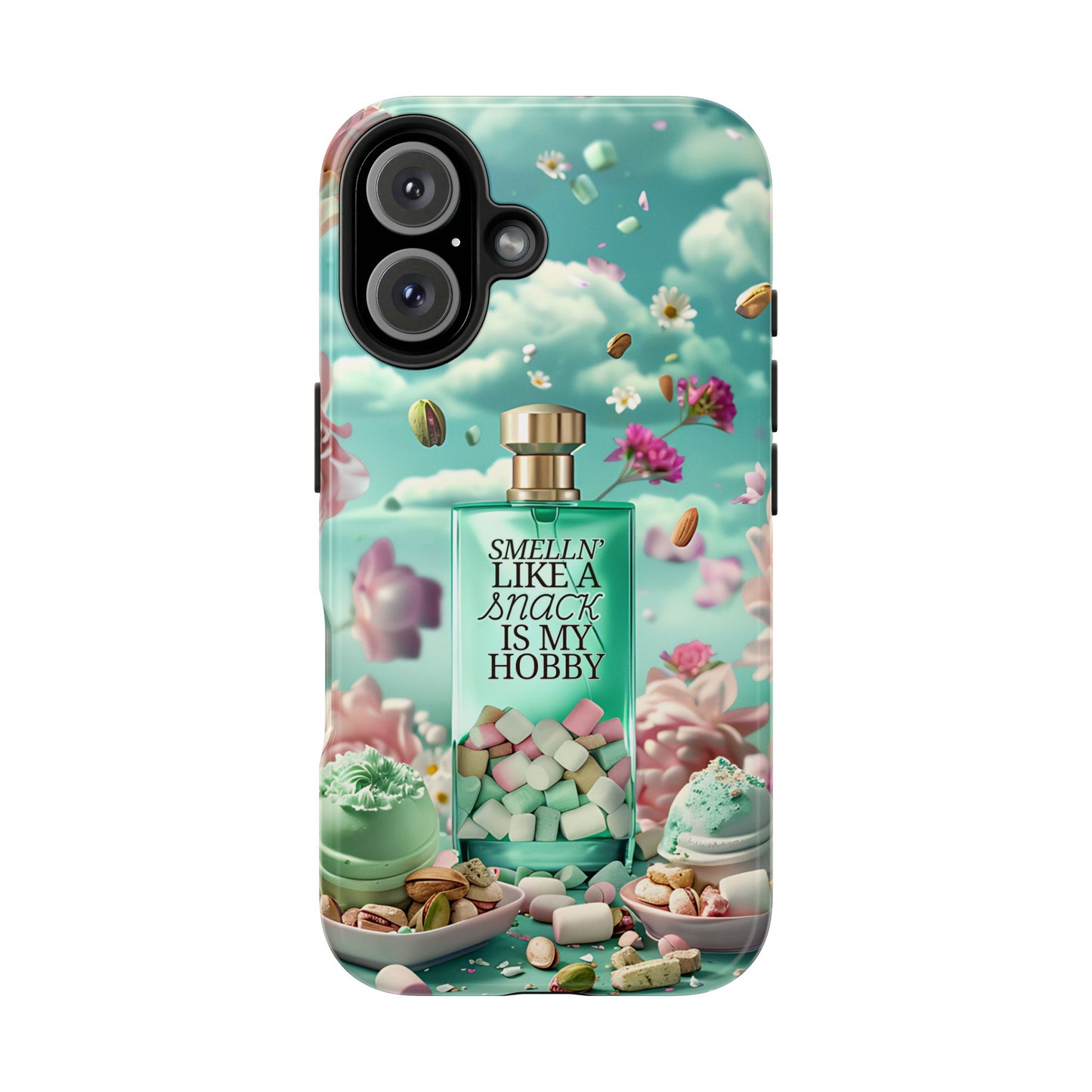 Gourmand Perfume Phone Case iPhone Samsung "Smelln' Like A Snack Is My Hobby"