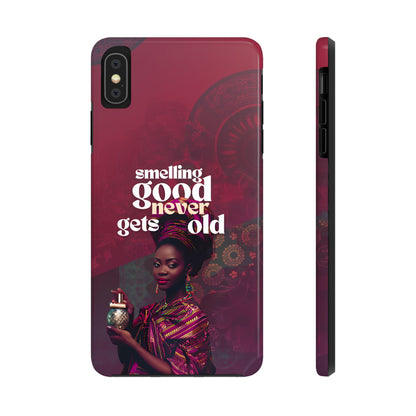 African Phone Case iPhone Samsung "Smelling Good Never Gets Old"