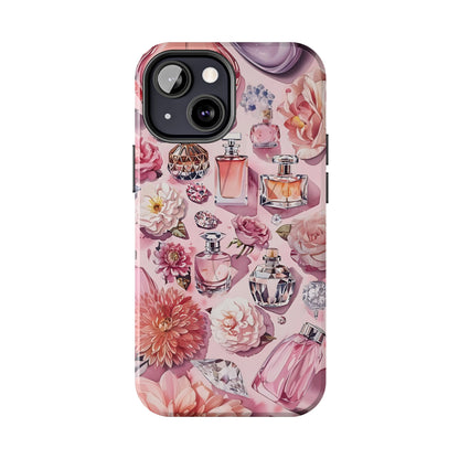 Floral Perfume Gemstone Phone Case iPhone Samsung