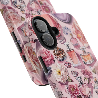 Floral Perfume Gemstone Phone Case iPhone Samsung