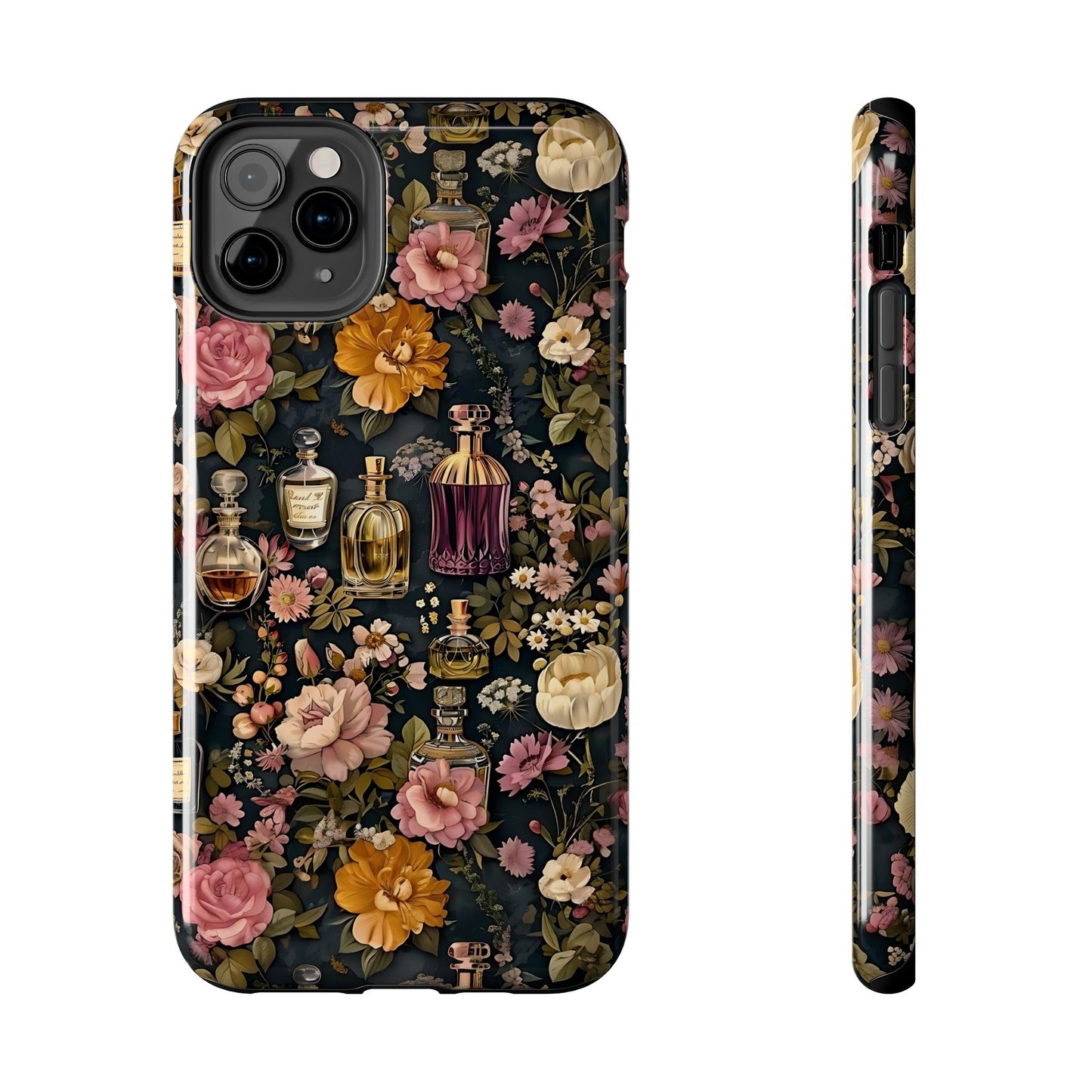 Vintage Perfume & Flower Phone Case iPhone Samsung Tough Case