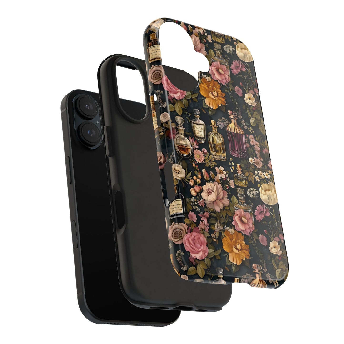 Vintage Perfume & Flower Phone Case iPhone Samsung Tough Case