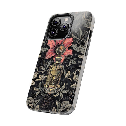 Vintage Black Gold Perfume Phone Case iPhone & Samsung Tough Case