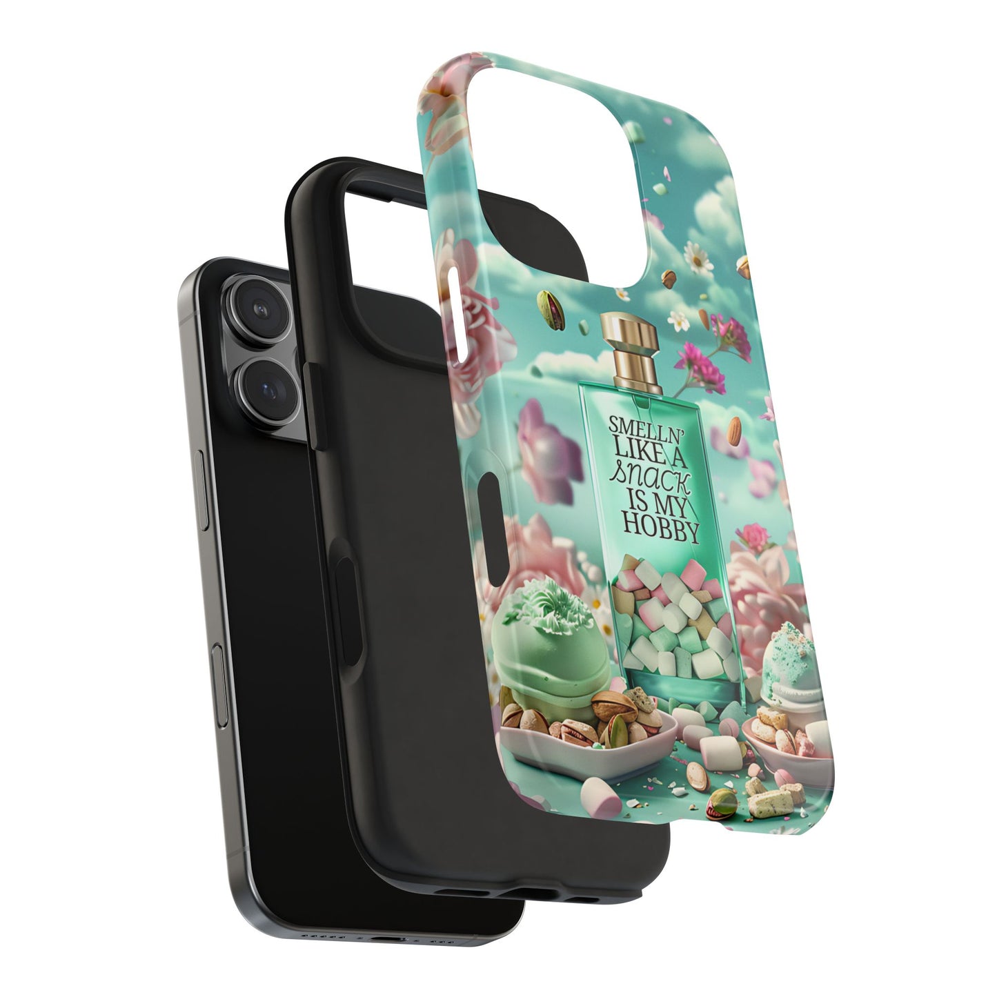 Gourmand Perfume Phone Case iPhone Samsung "Smelln' Like A Snack Is My Hobby"