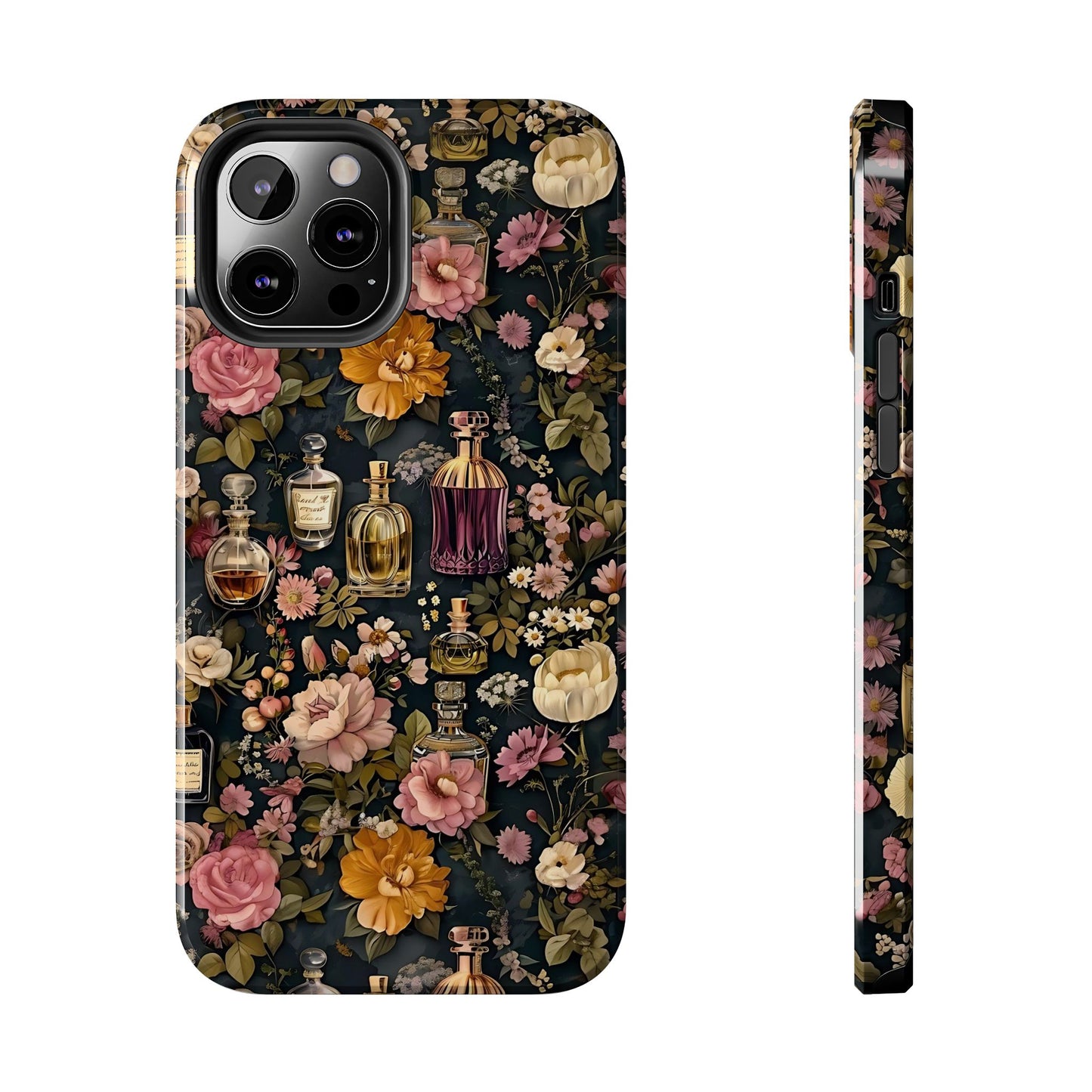 Vintage Perfume & Flower Phone Case iPhone Samsung Tough Case