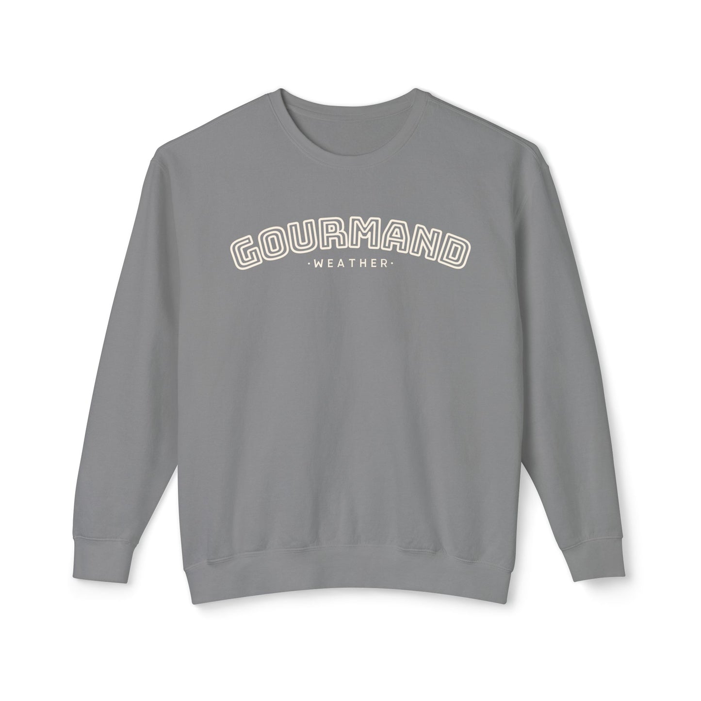 Ultra Soft Cozy Sweatshirt – Gourmand Weather Perfume Graphic Crewneck