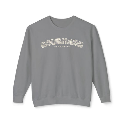 Ultra Soft Cozy Sweatshirt – Gourmand Weather Perfume Graphic Crewneck