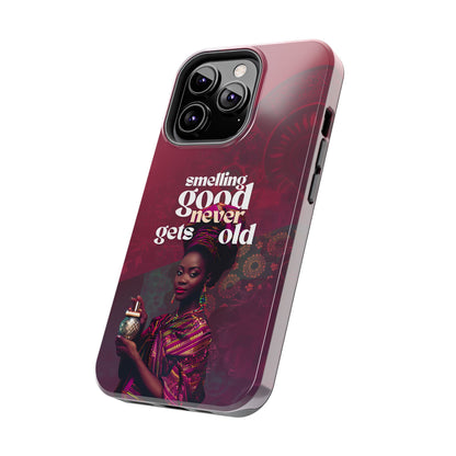 African Phone Case iPhone Samsung "Smelling Good Never Gets Old"