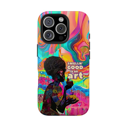 Smelling Good is an Art - Vibrant Perfume-Inspired Tough Phone Case