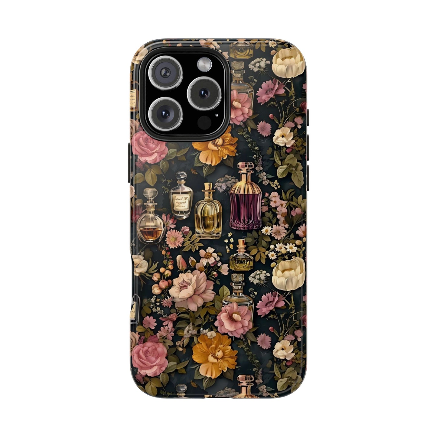 Vintage Perfume & Flower Phone Case iPhone Samsung Tough Case