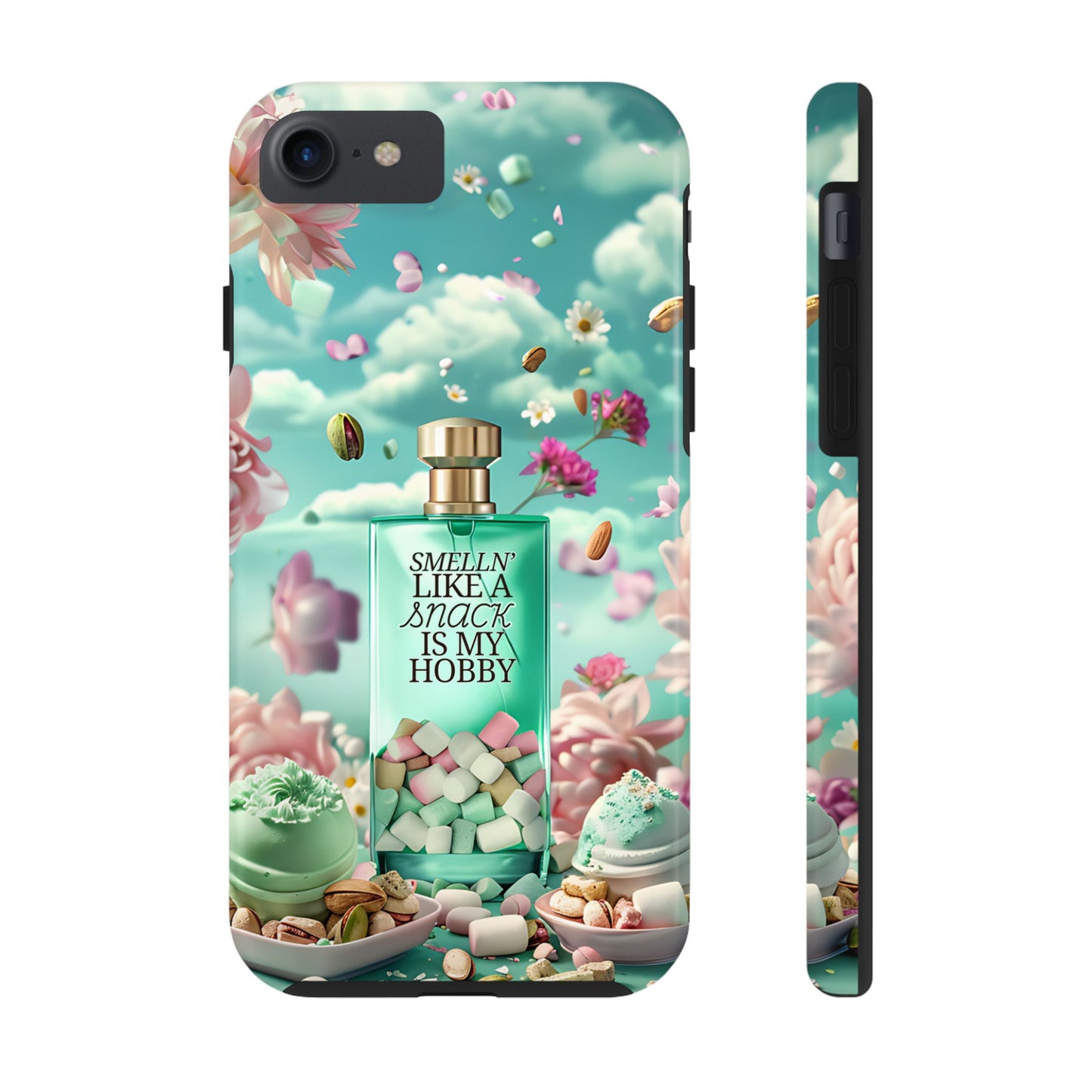 Gourmand Perfume Phone Case iPhone Samsung "Smelln' Like A Snack Is My Hobby"