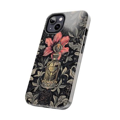 Vintage Black Gold Perfume Phone Case iPhone & Samsung Tough Case