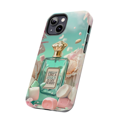 Perfume Marshmallow Phone Case iPhone Samsung "Smelln' Like A Snack Is My Hobby"