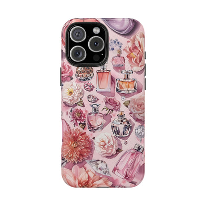 Floral Perfume Gemstone Phone Case iPhone Samsung