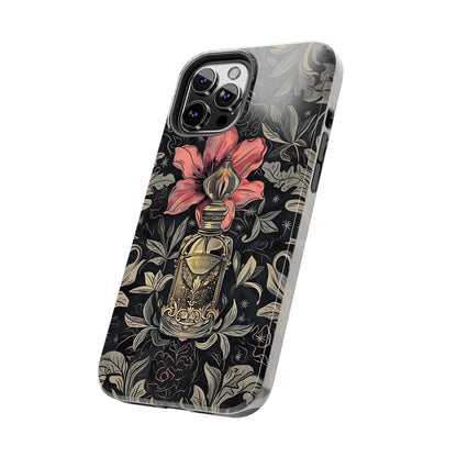 Vintage Black Gold Perfume Phone Case iPhone & Samsung Tough Case