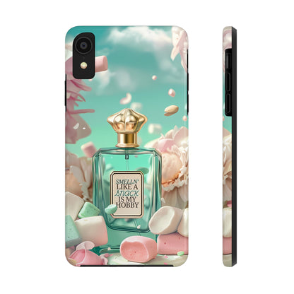 Perfume Marshmallow Phone Case iPhone Samsung "Smelln' Like A Snack Is My Hobby"