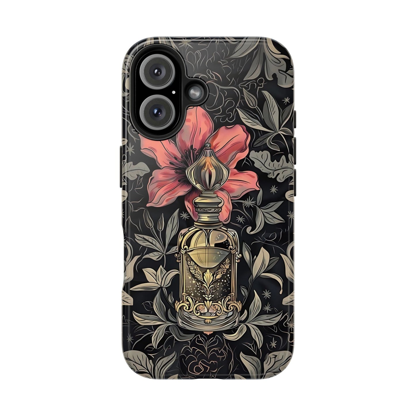 Vintage Black Gold Perfume Phone Case iPhone & Samsung Tough Case