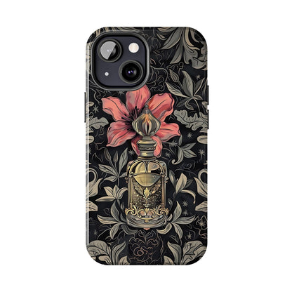 Vintage Black Gold Perfume Phone Case iPhone & Samsung Tough Case