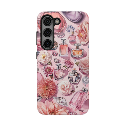 Floral Perfume Gemstone Phone Case iPhone Samsung