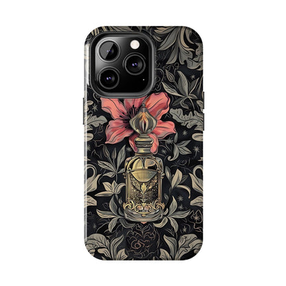 Vintage Black Gold Perfume Phone Case iPhone & Samsung Tough Case