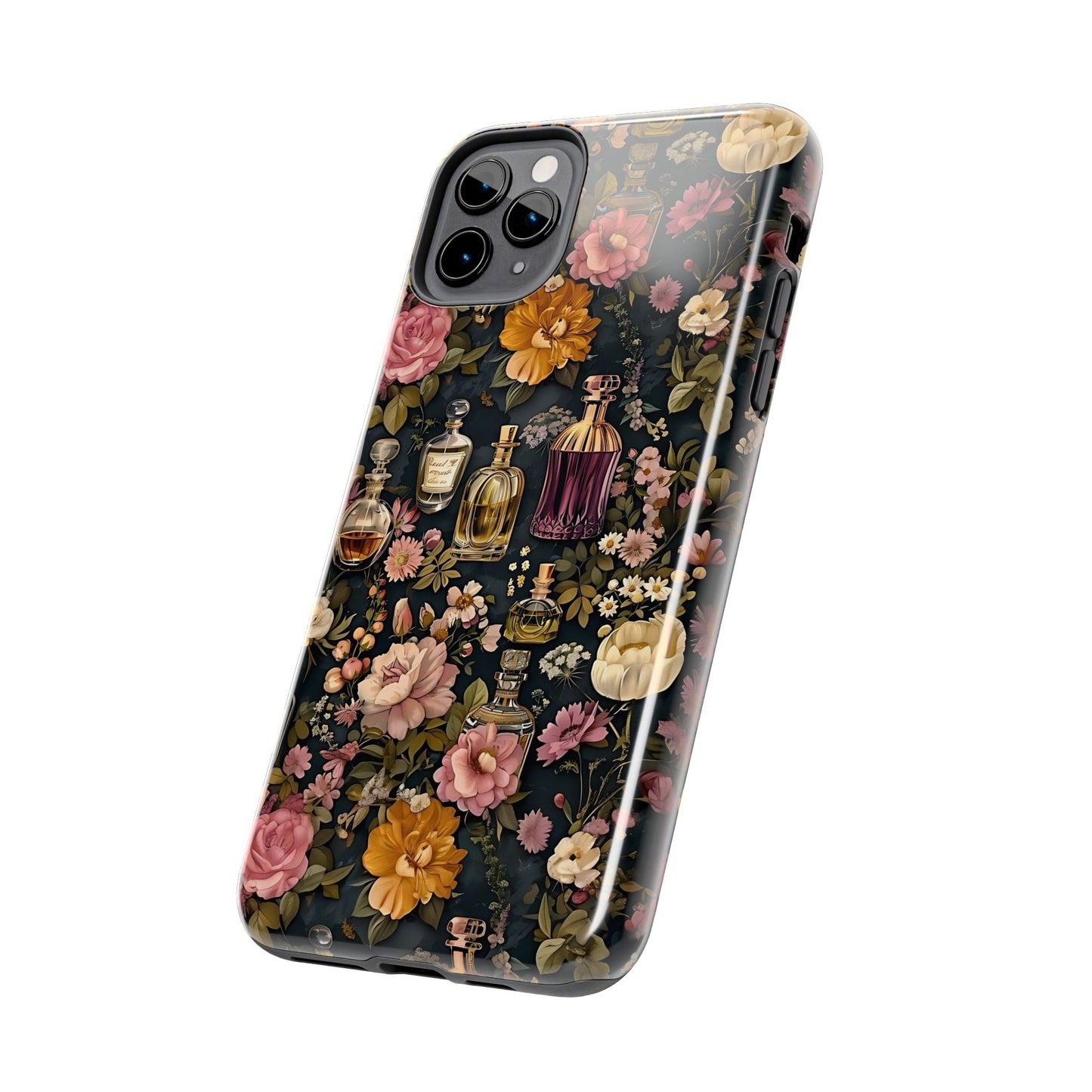 Vintage Perfume & Flower Phone Case iPhone Samsung Tough Case