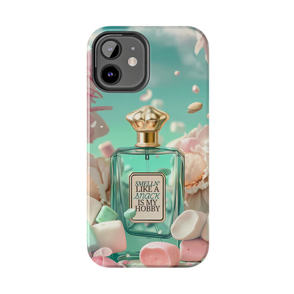 Perfume Marshmallow Phone Case iPhone Samsung "Smelln' Like A Snack Is My Hobby"