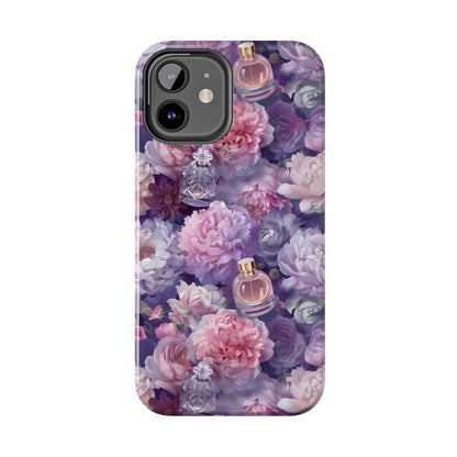 Vintage Floral Perfume Phone Case iPhone Samsung Purple Tough Case