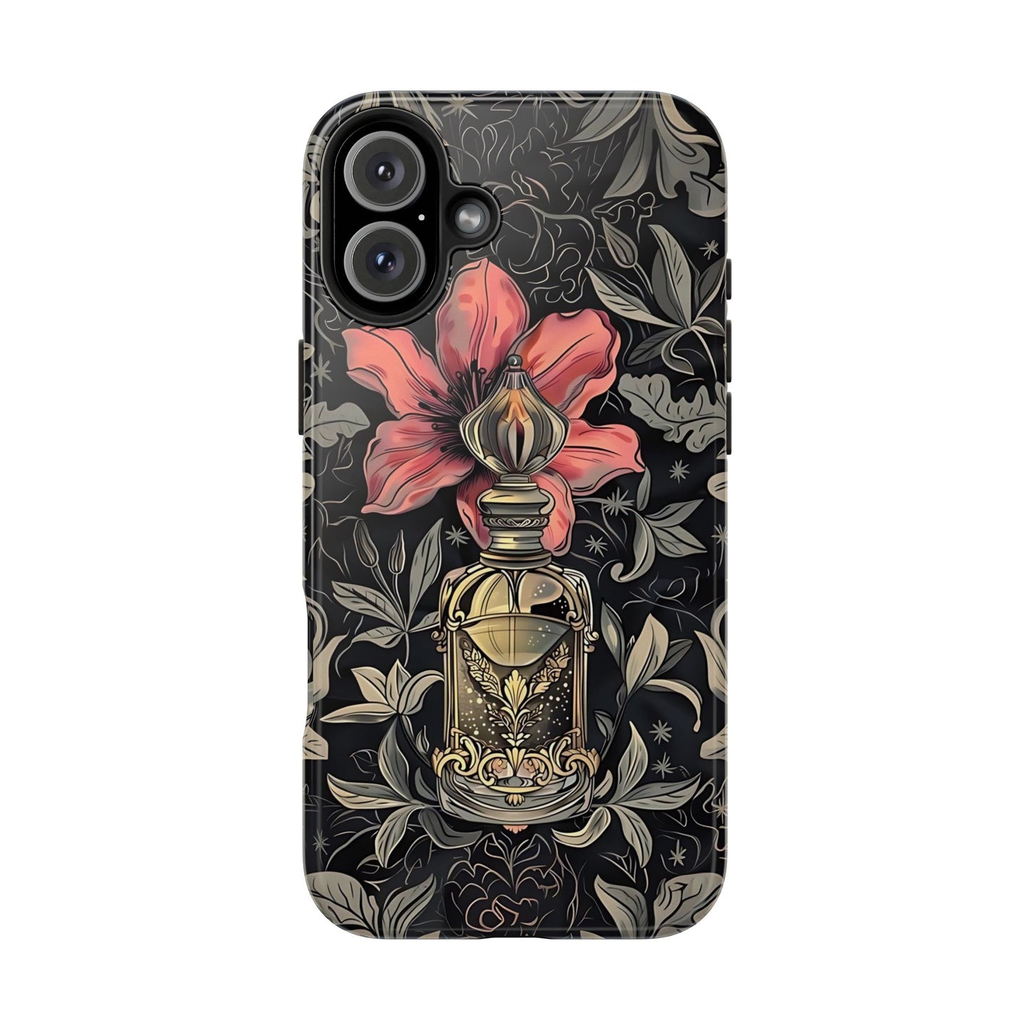 Vintage Black Gold Perfume Phone Case iPhone & Samsung Tough Case