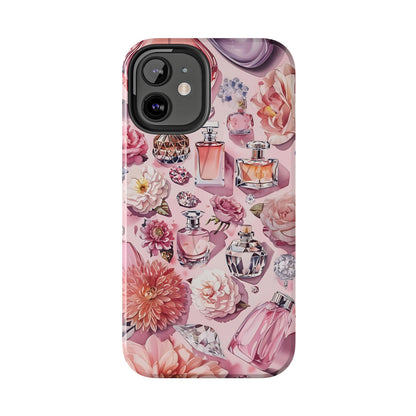 Floral Perfume Gemstone Phone Case iPhone Samsung