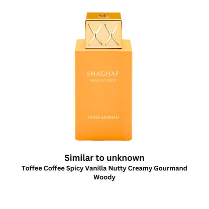 shaghaf vanilla toffee swiss arabian decant arabian perfume sample middle eastern